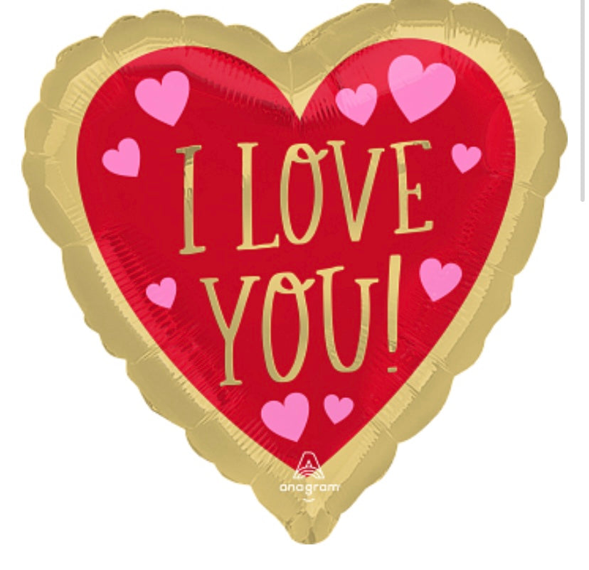 I love you balloon