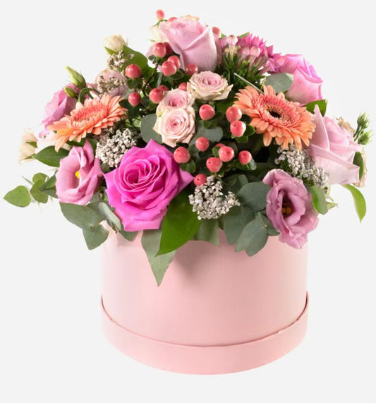 Florist Choice Pink Hat Box