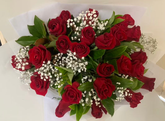 2 Dozen Red Rose Boquet